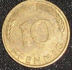 Image #1 of 10 Pfennig 1981 F