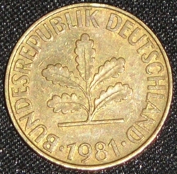Image #2 of 10 Pfennig 1981 F