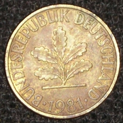 Image #2 of 10 Pfennig 1981 G