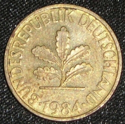 10 Pfennig 1984 G