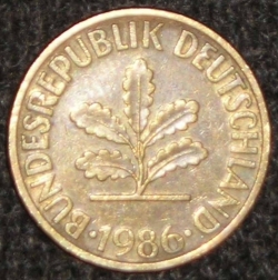 10 Pfennig 1986 D
