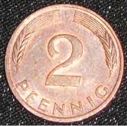 2 Pfennig 1982 F