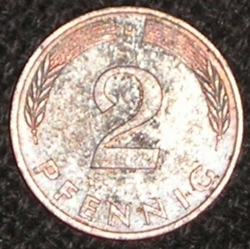 2 Pfennig 1984 D