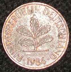 Image #2 of 2 Pfennig 1984 D