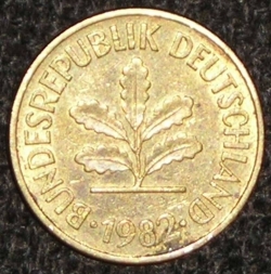 Image #2 of 5 Pfennig 1982 D