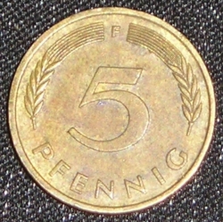 5 Pfennig 1982 F
