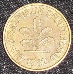 Image #2 of 5 Pfennig 1982 F