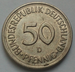 50 Pfennig 1978 D