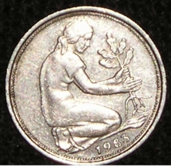 Image #2 of 50 Pfennig 1983 F