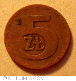 5 Zlotych 1976