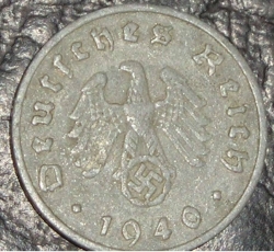 Image #2 of 10 Reichspfennig 1940 F