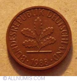 Image #2 of 1 Pfennig 1988 G