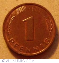 Image #1 of 1 Pfennig 1989 D