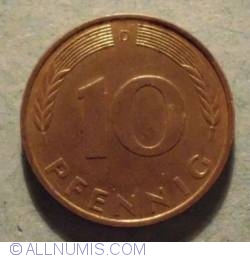 Image #1 of 10 Pfennig 1971 D