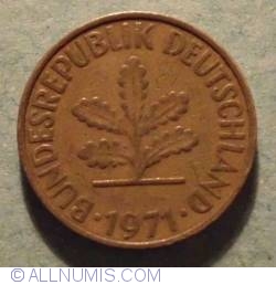 Image #2 of 10 Pfennig 1971 D