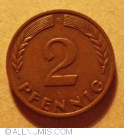 2 Pfennig 1970 G