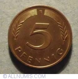 5 Pfennig 1983 F