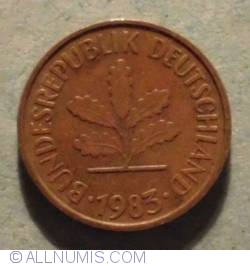 Image #2 of 5 Pfennig 1983 F