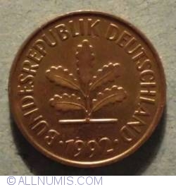 5 Pfennig 1992 F