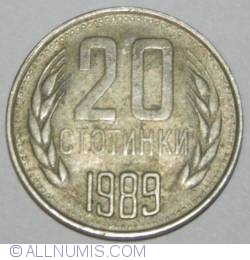 Image #1 of 20 Stotinki 1989