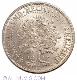 5 Reichsmark 1927 G