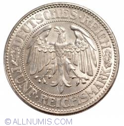 5 Reichsmark 1927 G