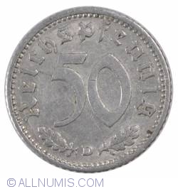 Image #1 of 50 Reichspfennig 1939 D