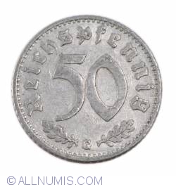 Image #1 of 50 Reichspfennig 1940 G