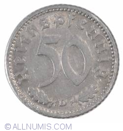 Image #1 of 50 Reichspfennig 1941 D