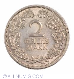 2 Reichsmark 1925 J