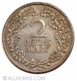 2 Reichsmark 1926 F
