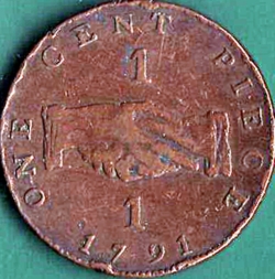 Image #2 of 1 Cent 1791