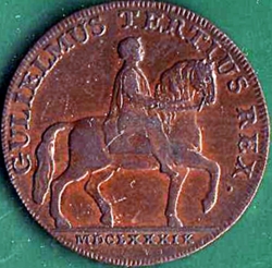 Image #1 of 1/2 Penny 1791 - Hull