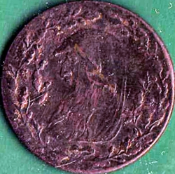 Image #1 of 1/2 Penny 1793 - North Wales