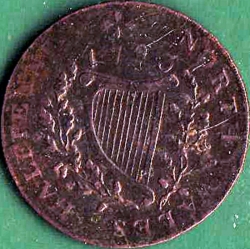 Image #2 of 1/2 Penny 1793 - North Wales