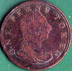 Image #1 of 1 Penny 1820