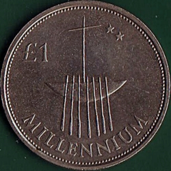 Image #2 of 1 Pound 2000 - Millennium