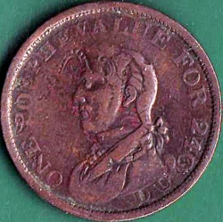 Image #1 of 1 Penny 1815 - Overstrike