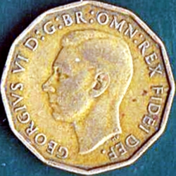 Image #1 of 3 Pence - 1949