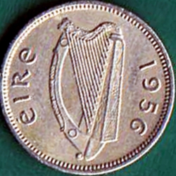 Image #1 of 3 Pence 1956.