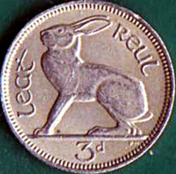Image #2 of 3 Pence 1956.