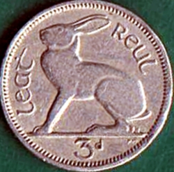 Image #2 of 3 Pence 1949