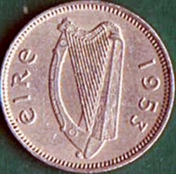 Image #1 of 3 Pence 1953.