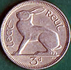 Image #2 of 3 Pence 1953.