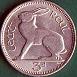3 Pence 1961