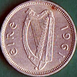 Image #1 of 3 Pence 1961