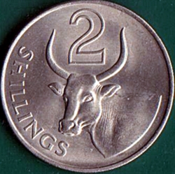 Image #2 of 2 Shillings 1966