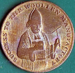 Image #1 of 1/2 Penny 1793 - Shrewsbury.