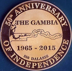500 Dalasis 2015 - 50 Years of Independence.