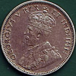 25 Cents 1914 H